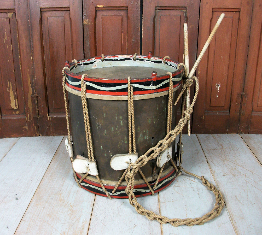 Victorian Military Drum by Potter, London